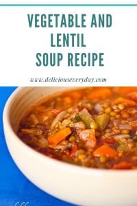 Vegetable and Lentil Soup