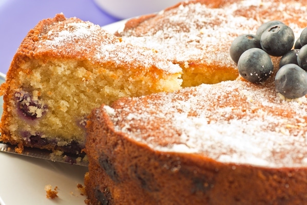 Blueberry & Lemon Tea Cake - Delicious Everyday
