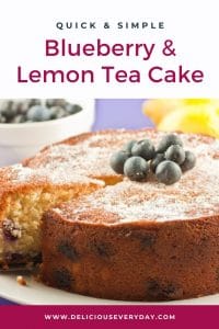 Blueberry and Lemon Tea Cake