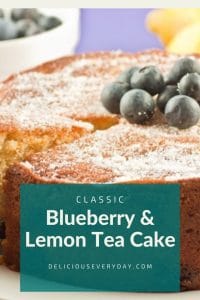 Blueberry and Lemon Tea Cake