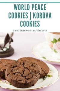 Korova Chocolate Cookies - World Peace Cookies