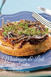 Mushroom & Leek Tarte Tatin
