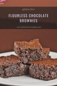 Flourless Chocolate Brownies Gluten free