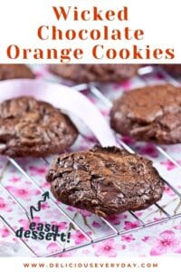 Wicked Chocolate Orange Cookies