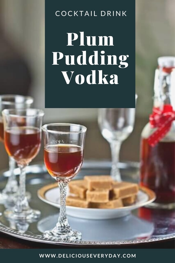 Plum Pudding Vodka - Perfect for Christmas Cocktails!