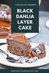 Black Dahlia Cake