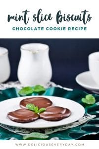 Mint Slice Cookies recipe