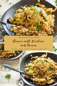 Quinoa with Zucchini and Onions