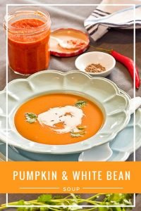 spicy white bean pumpkin soup