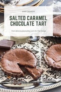 Salted Caramel Chocolate Tart