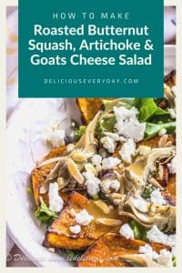 roasted-butternut-squash-artichoke-goats-cheese-salad