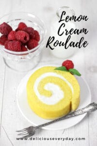 Lemon Cream Roulade