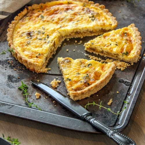 Caramelised Onion Tart Recipe | Delicious Everyday