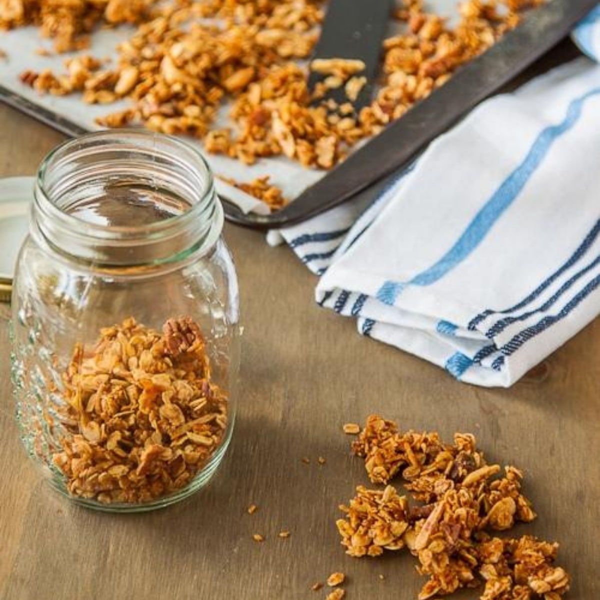 Honey Nut Granola Recipe Homemade Granola Delicious Everyday