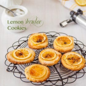 Lemon Brulee Cookies