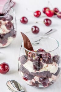 Black Forest Cheesecake Trifles