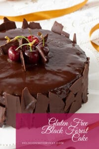 Gluten Free Black Forest Cake