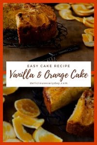 Vanilla and Orange Cake