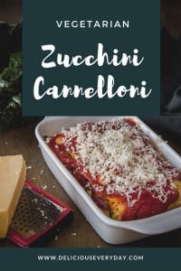 Zucchini cannelloni – vegetarian and pasta free