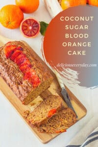 Coconut Sugar Blood Orange Cake