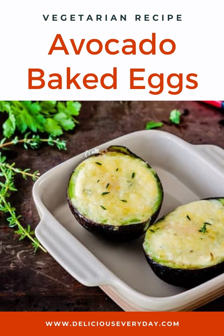 Avocado Baked Eggs | Easy Breakfast Recipe | Delicious Everyday
