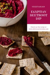 Egyptian Beetroot Dip recipe