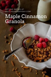 Maple Cinnamon Granola