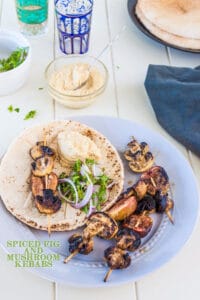 Spiced Fig and Mushroom Kebabs {vegan}
