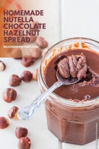 Homemade Nutella – chocolate hazelnut spread