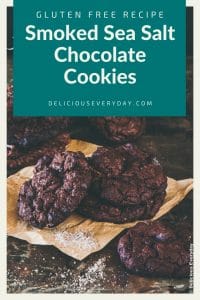 Smoked Sea Salt Flourless Chocolate Cookies - gluten free