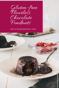 Flourless Chocolate Fondants Gluten Free
