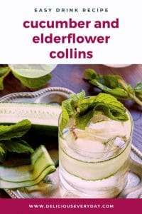 Cucumber and Elderflower Collins