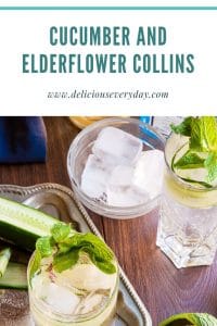 Cucumber and Elderflower Collins