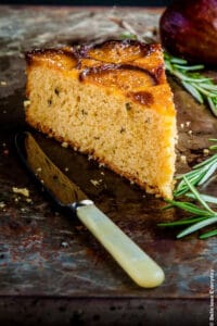 Honey and Rosemary Upside Down Fig Cake