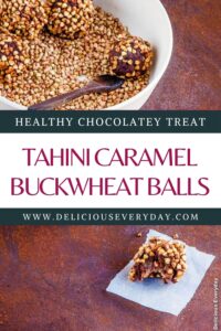 Tahini Caramel Buckwheat Balls