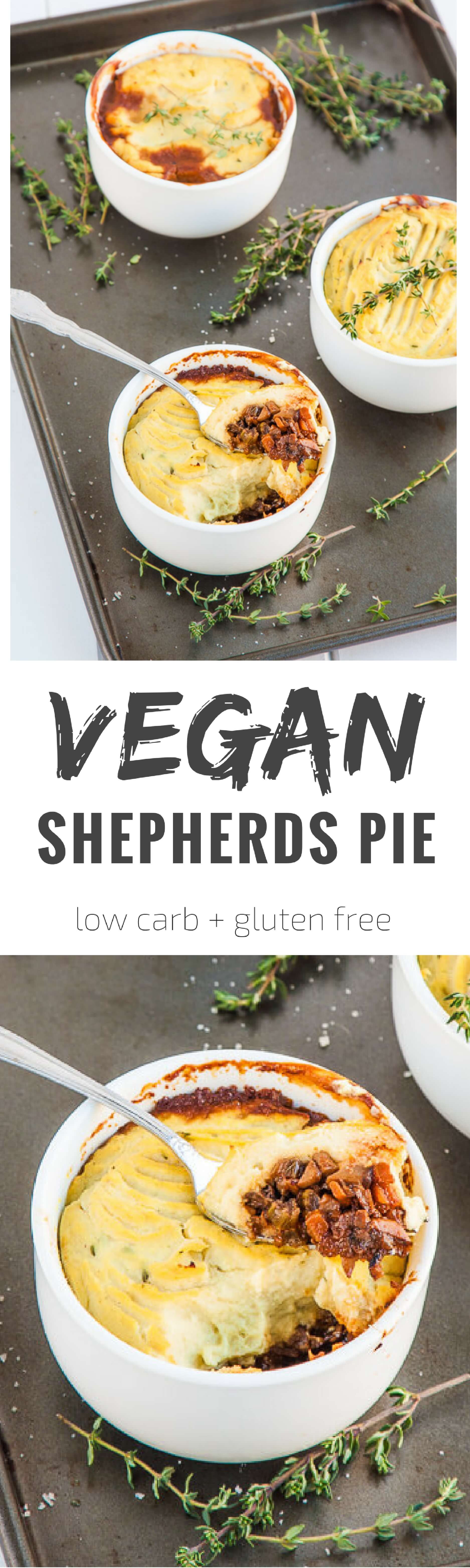 The British classic gets a makeover with mushrooms and cauliflower. This is a low carb vegan shepherds pie that the whole family will love!