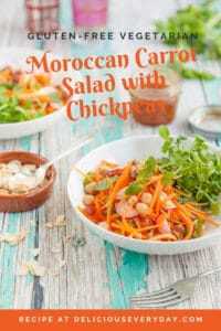 Moroccan Carrot Salad with Chickpeas