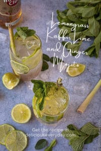 Lemongrass Kaffir Lime and Ginger Mojito
