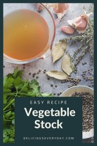 How to make vegetable stock