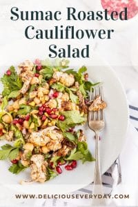 Sumac Roasted Cauliflower Salad