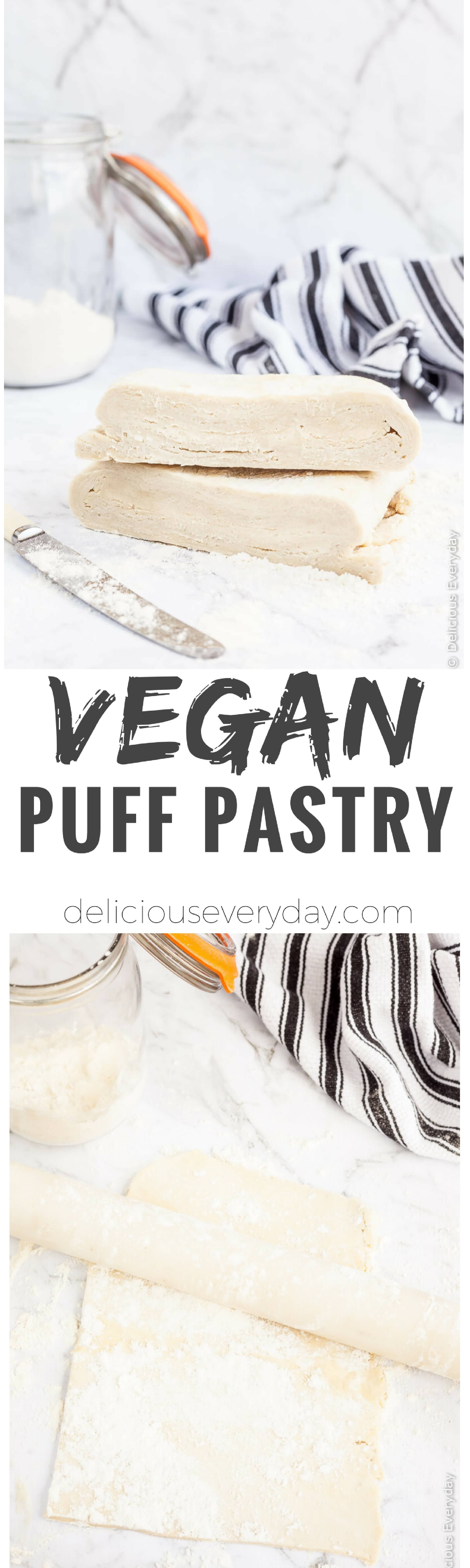 How to make vegan puff pastry from scratch! Don't buy store bought chemical laden rubbish. This stuff is the real deal!