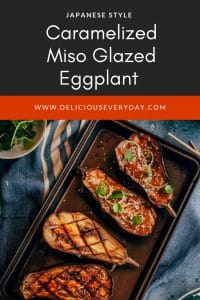 Miso Glazed Eggplant gluten-free vegan option