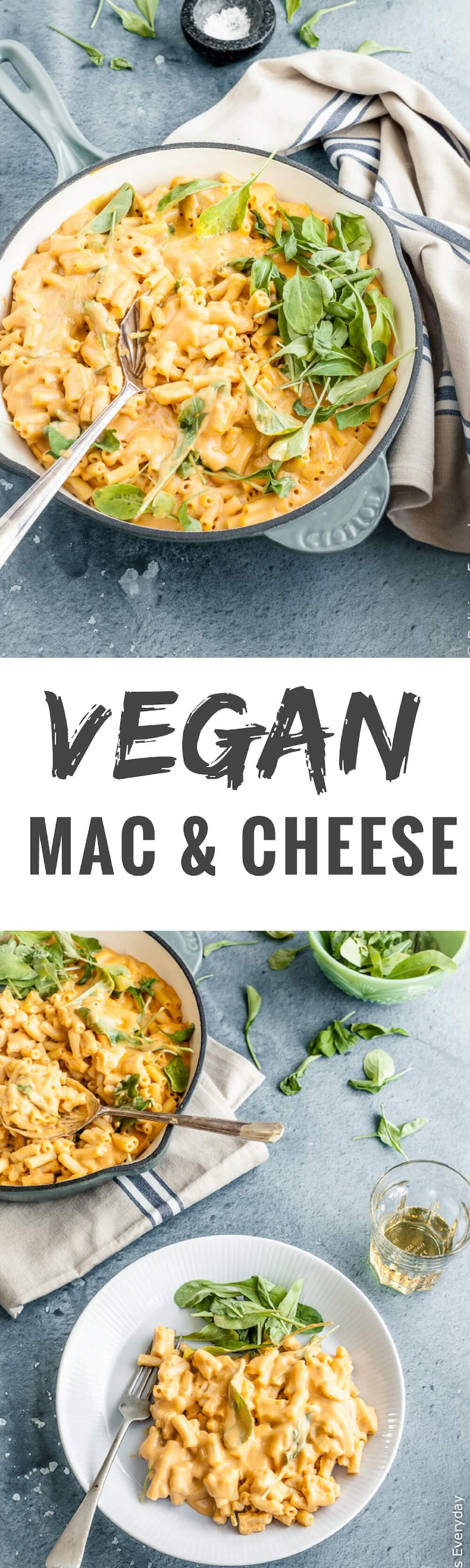 A Vegan Mac and Cheese that you don’t need to feel guilty about! This healthy cauliflower and butternut squash mac and cheese contains hidden veggies but it is so creamy and delicious that you’d never know. And it’s ready in under 30 minutes from start to finish! via @deliciouseveryday
