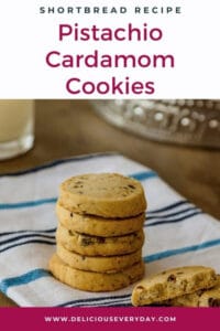 Pistachio and Cardamom Cookies Recipe