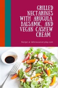 Vegan-Grilled-Nectarines-Arugula-Balsamic-Cashew-Cream