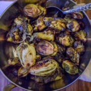 Roasted Balsamic Brussel Sprouts {vegan}