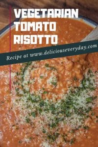 creamy Vegetarian Tomato Risotto