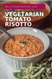 creamy Vegetarian Tomato Risotto