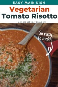 Vegetarian Tomato Risotto