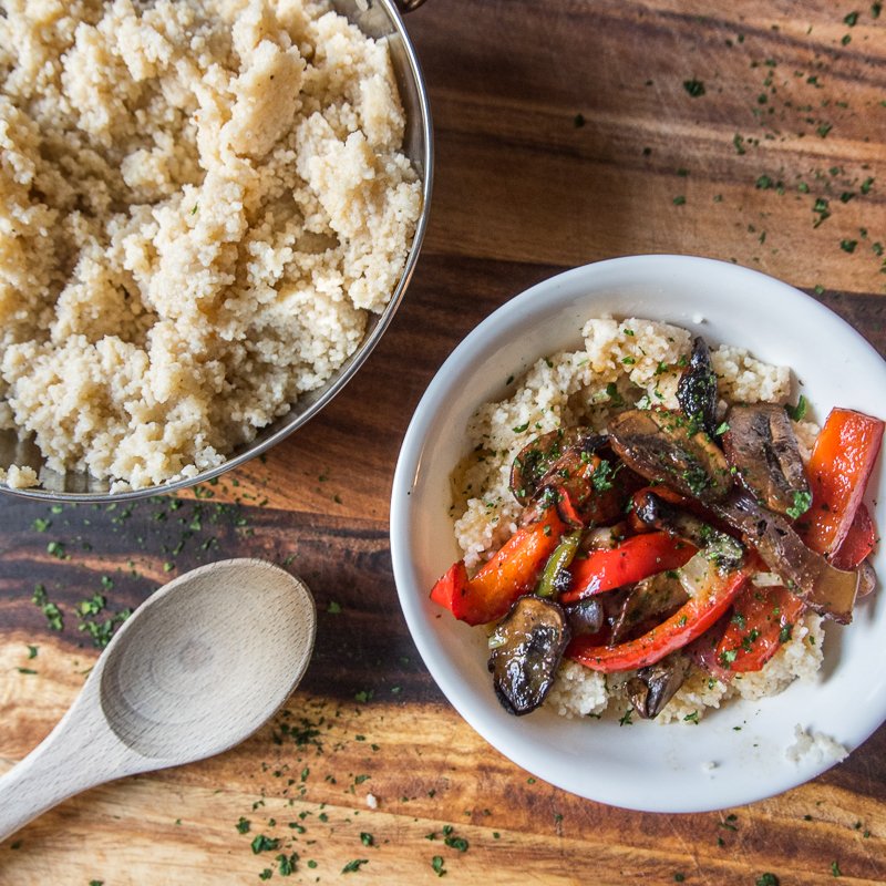 Grilled Veggies and Couscous